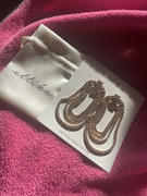 Ettika Crystal Oval 18k Gold Plated Drape Earrings Review