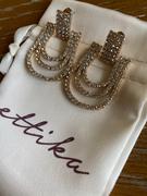 Ettika True Beauty Crystal 18k Gold Plated Dangle Earrings Review