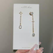 Ettika Celestial Pearl Dangle 18k Gold Plated Earrings Review