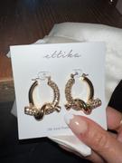 Ettika Tie the Knot 18k Gold Plated Hoops Review