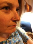 Rock Your Nose Jewelry Inc. Aventurine Nose Stud in Silver Review