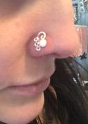 Rock Your Nose Jewelry Inc. Swirls of Silver Nose Stud Review