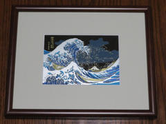 Shop of Hokusai ｜ 北斎館ネットショップ 額入り金蒔絵「神奈川沖浪裏」 Review