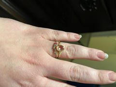 Audry Rose Lei of Sapphires Arch Ring Review