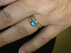 Audry Rose Starry East West Blue Sapphire Ring Review