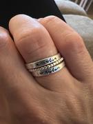 Tickle Bug Jewelry Set of 2 Sterling Silver Name Rings with 1 Spacer - Script Font Review