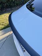 Hansshow Model 3/Y Real Carbon Fiber Rear Trunk Lip Spoiler Review