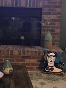 Quarter Moon Bazaar Frida & Cat Embroidered Pillow Cover Review