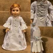 Pixie Faire 18th Century Colonial Gown 18 Doll Clothes Pattern Review