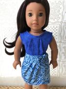 Pixie Faire Aloha Pleated Top and Dress 18 Doll Clothes Pattern Review