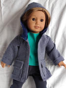 Pixie Faire Oxford Square Coat 18 Doll Clothes Pattern Review