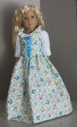 Pixie Faire 1774 Colonial Elegance Dress 18 Doll Clothes Pattern Review