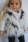 Pixie Faire Autumn Faux Fur Vest 18 Doll Clothes Pattern Review