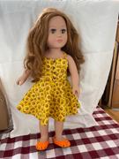 Pixie Faire Button Front Sundress 18 Doll Clothes Pattern Review