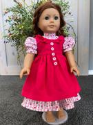 Pixie Faire Prairie Ruffles Dress 18 Doll Clothes Pattern Review