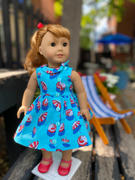 Pixie Faire Side Tie Collar Dress 18 Doll Clothes Pattern Review