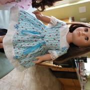Pixie Faire The Lovely V-Waist Dress 18 Doll Clothes Pattern Review