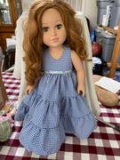 Pixie Faire Halter Sun-Dress 18 Doll Clothes Pattern Review