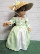 Pixie Faire 1770 En Fourreau Gown 18 Dolls Clothes Pattern Review