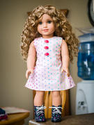 Pixie Faire Polka Dot Party Dress 18 Doll Clothes Review