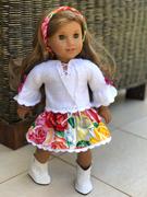 Pixie Faire Country Rose Dress Knitting and Sewing 18 Doll Clothes Pattern Review