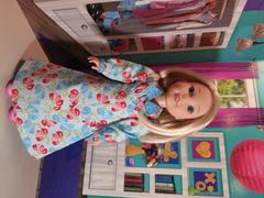 Pixie Faire Irvette Dress 14.5 Doll Clothes Pattern Review