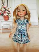 Pixie Faire Polka Dot Party Dress Doll Clothes Pattern For Ruby Red Fashion Friends Review