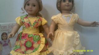 Pixie Faire Amelia Dress 18 Doll Clothes Pattern Review