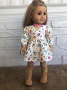 Pixie Faire Jasmine Dress 18 Doll Clothes Pattern Review