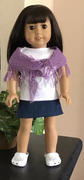Pixie Faire Waverley Fringe Scarf 18 Doll Clothes Knitting Pattern Review