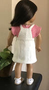 Pixie Faire Sutton Pinafore Dress 18 Doll Clothes Knitting Pattern Review