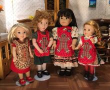 Pixie Faire Criss Cross Christmas Apron 18 Doll Accessories Pattern Review