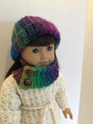 Pixie Faire Kaleidoscope Hat and Cowl Crochet Pattern for 18 Dolls Review