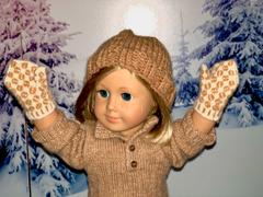Pixie Faire Beantown Mittens 18 Doll Clothes Knitting Pattern Review
