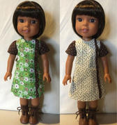 Pixie Faire 1960s Town and Country Dress 14.5 Doll Clothes Pattern Review