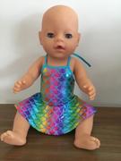 Pixie Faire Wild Waves One-Piece Skirted Swimsuit 18 Doll Clothes Review