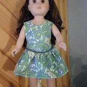 Pixie Faire Mackenzie Dress 18 Doll Clothes Pattern Review