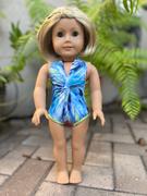 Pixie Faire The Peppermint Twist Swimsuit & Sarong Wrap 18 Doll Clothes Review