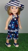 Pixie Faire Boardwalk Boutique Halter Top & Capris 14.5 Doll Clothes Pattern Review
