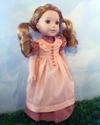 Pixie Faire Prairie Ruffles Dress 14.5 Doll Clothes Pattern Review
