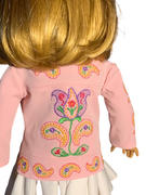 Pixie Faire Paisley, Please! Jacket 18 Doll Machine Embroidery Design Review