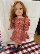 Pixie Faire Hollyhock Dress 18 Doll Clothes Pattern Review