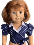 Pixie Faire Bobbie Wrap Shirt and Skirt 18 Doll Clothes Pattern Review