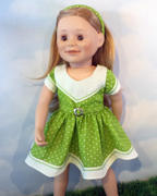 Pixie Faire Trendy Triangles: Summer Dress 18 Doll Clothes Pattern Review