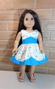 Pixie Faire Trendy Triangles: Summer Dress 18 Doll Clothes Pattern Review