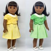 Pixie Faire Church Tea Dress 18 inch Doll Clothes Pattern Review