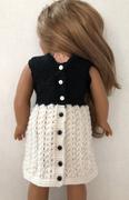 Pixie Faire Tracey Dress 18 Doll Clothes Knitting Pattern Review