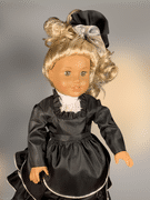 Pixie Faire Literary Society Dress 18 Doll Clothes Pattern Review