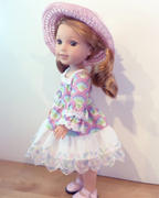 Pixie Faire Camellia Dress 14.5 Doll Clothes Pattern Review