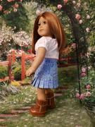 Pixie Faire Joy Pleated Skirt 18 Doll Clothes Pattern Review